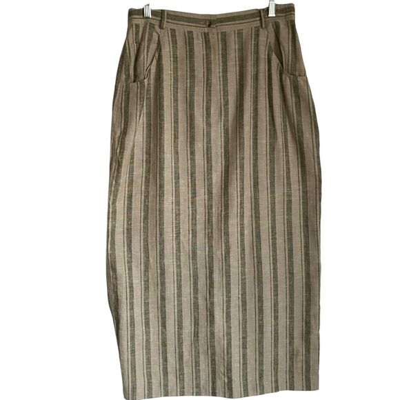 Vintage I.B.Diffusion Linen Jacket/ Maxi Skirt L Lagenlook Boho Artsy Prairie - Picture 7 of 16